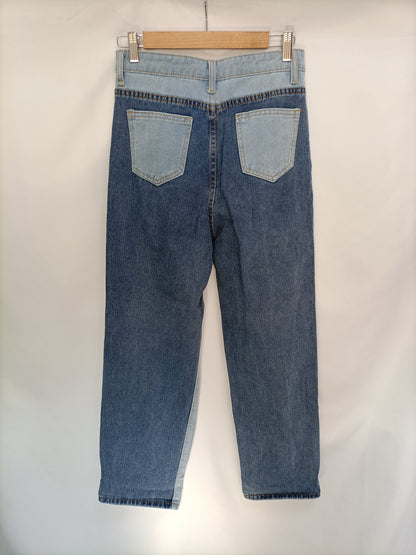 OTRAS. Pantalón vaquero bicolor  T.S