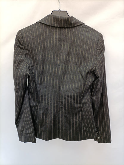 MANGO. Blazer rayas T.36