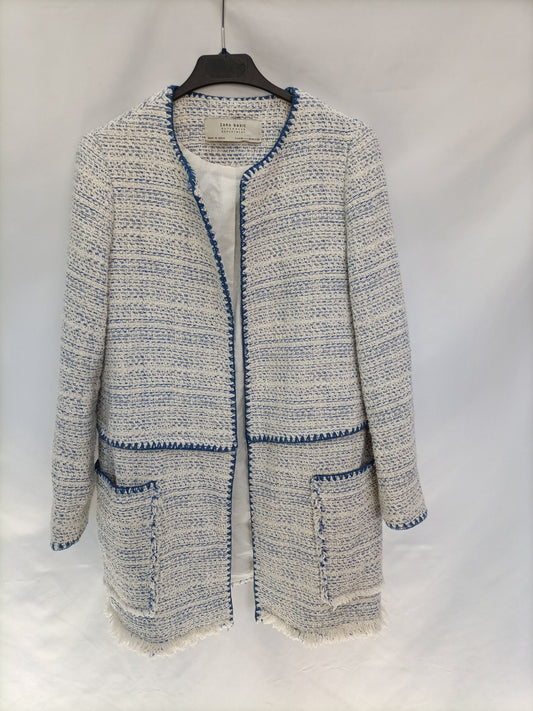 ZARA. Tweed coat size XS
