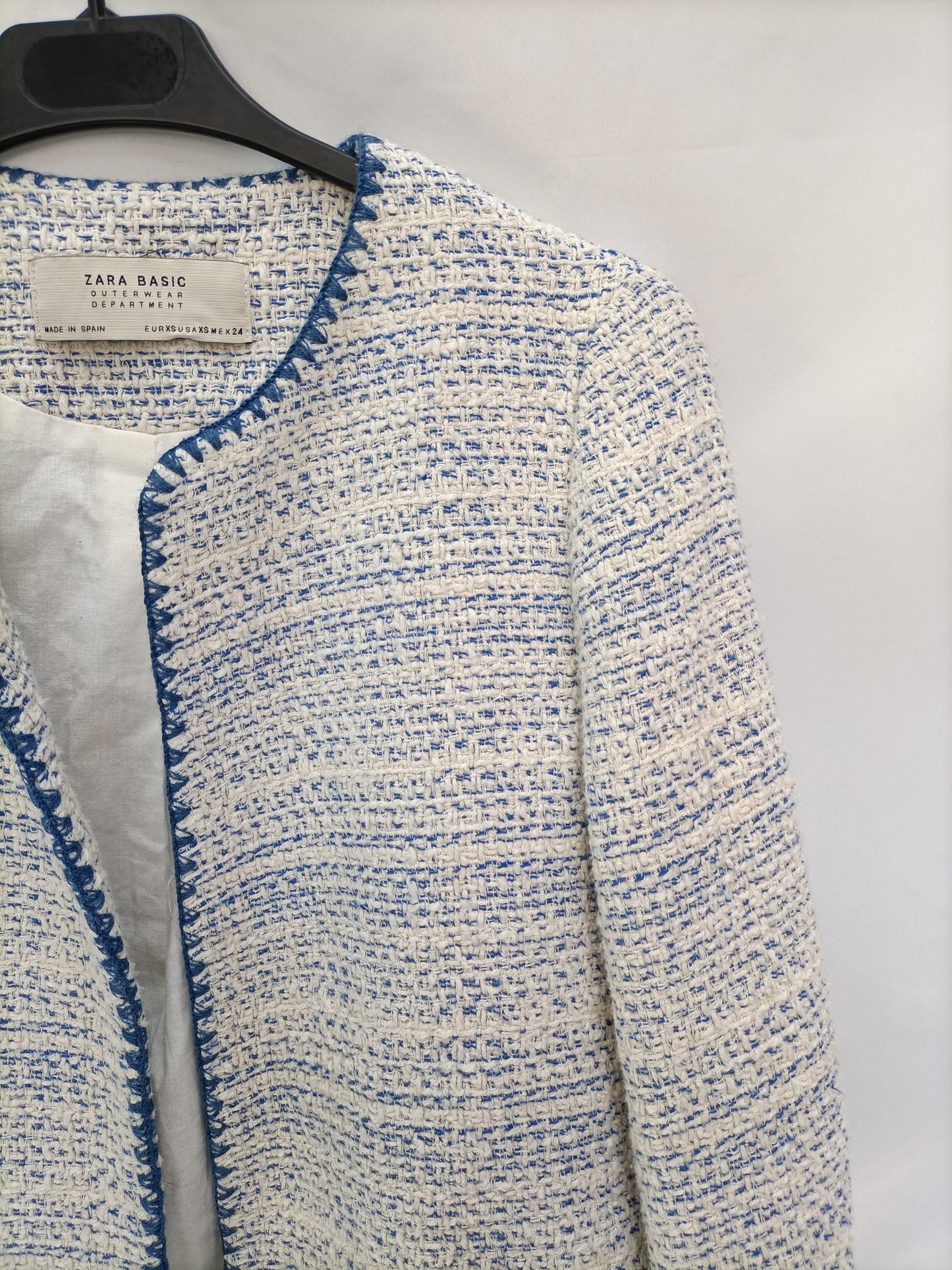 ZARA. Tweed coat size XS