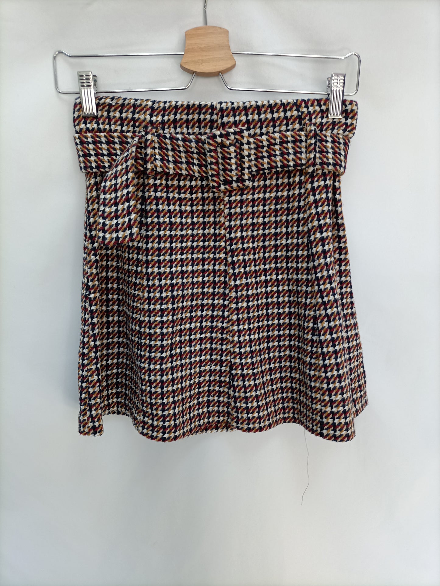 ZARA. Falda pata de gallo T.s