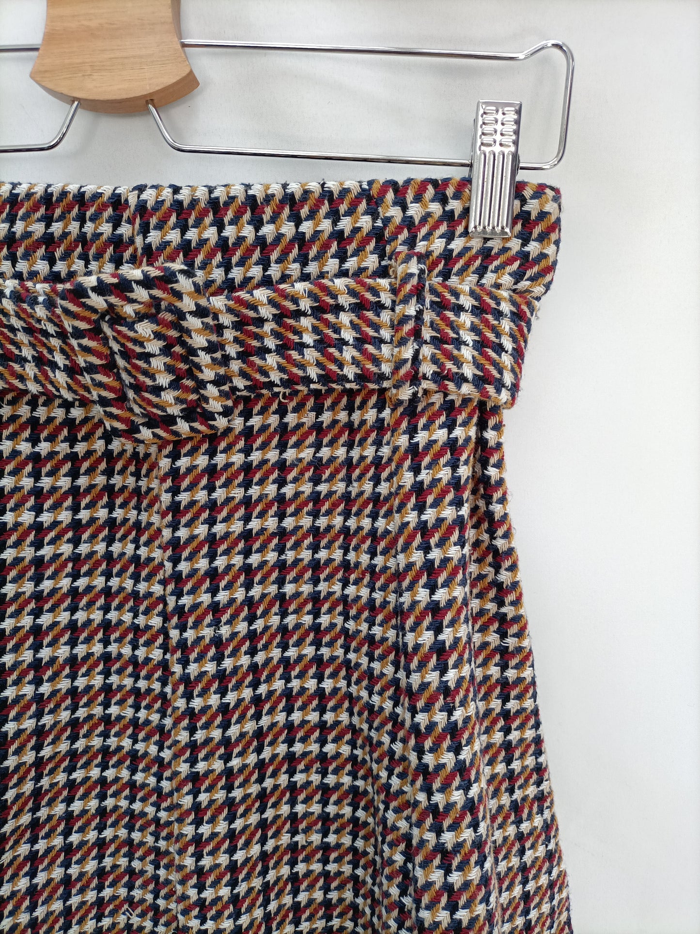 ZARA. Falda pata de gallo T.s