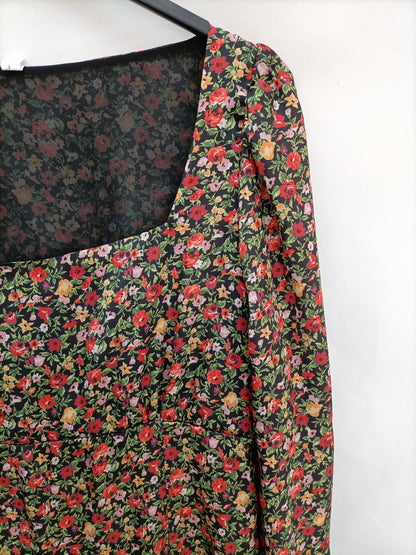 OTRAS.Vestido largo rojo T.m