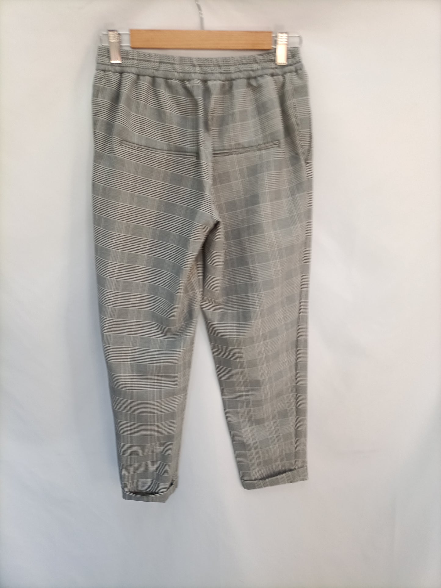 PULL&amp;BEAR. Flowy houndstooth trousers Ts