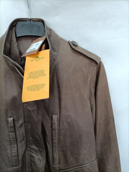 ETRO. Chaqueta marrón T.40 (34/36)