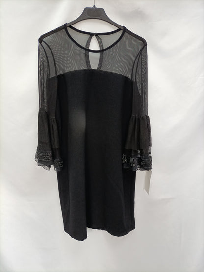 EL ROPERO DE CARMELA. Vestido negro tull T.u(s/m)