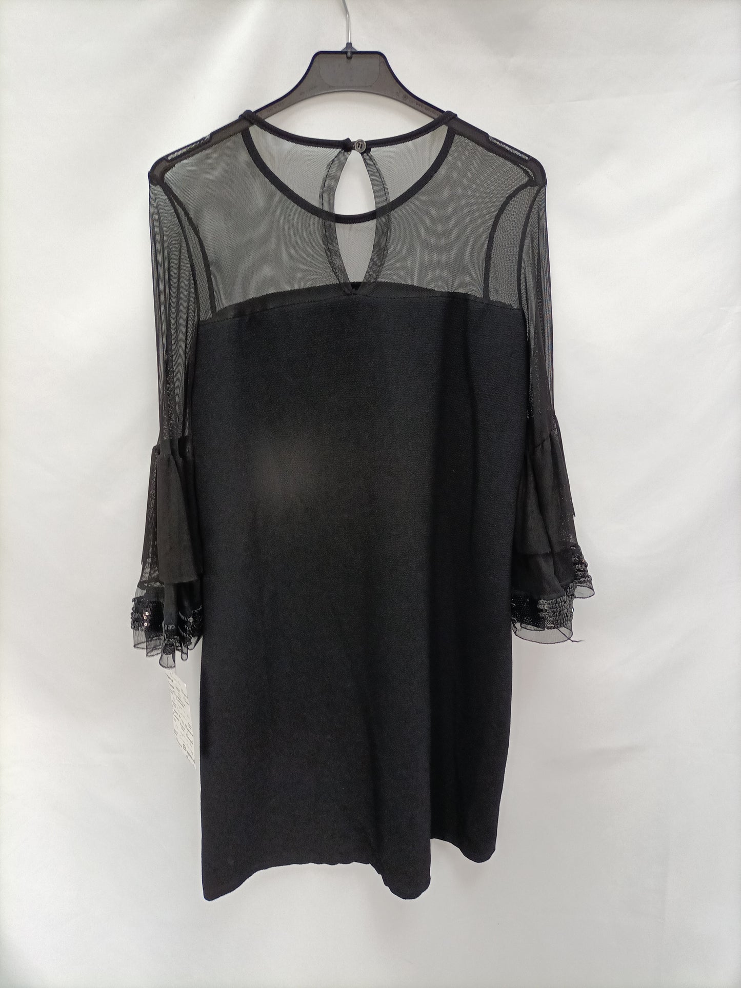 EL ROPERO DE CARMELA. Vestido negro tull T.u(s/m)