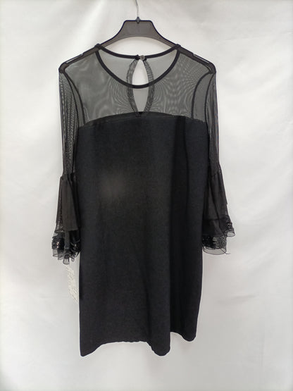 EL ROPERO DE CARMELA. Vestido negro tull T.u(s/m)
