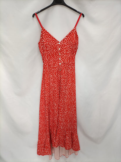 OTHERS. Long red dress Tu(s/m)