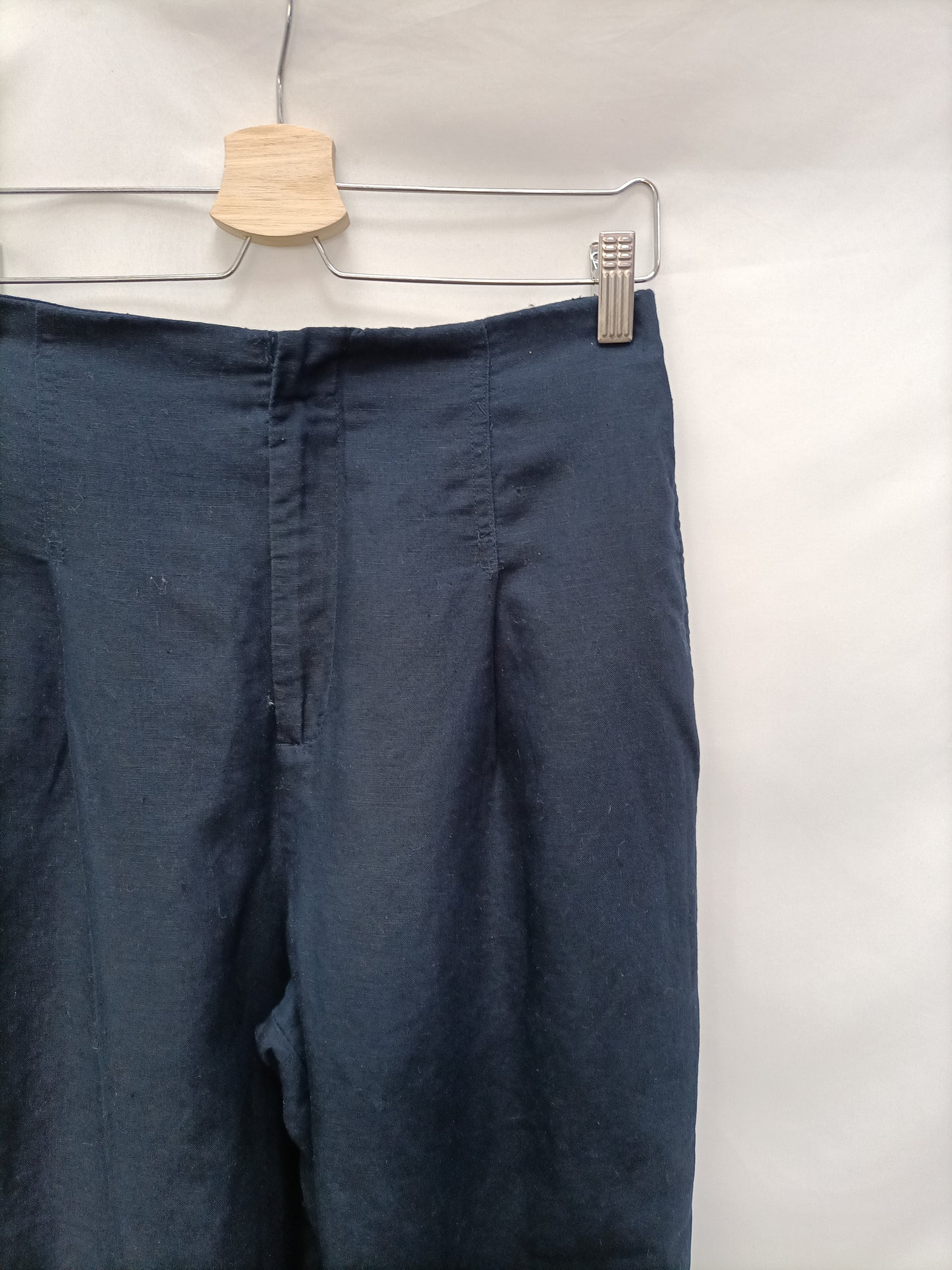 ZARA. Pantalón culotte azul T.s