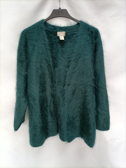 H&M. Cargidan de pelito verde T.38
