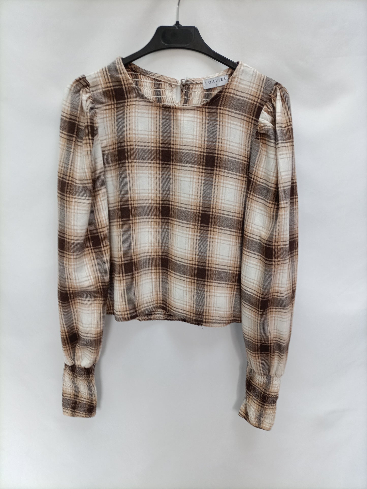 LOAVIES. Top corto cuadros T.m