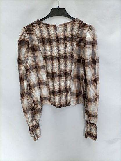 LOAVIES. Top corto cuadros T.m