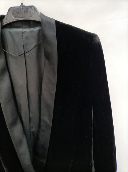 OTRAS. Blazer negra terciopelo T.u(s/m)