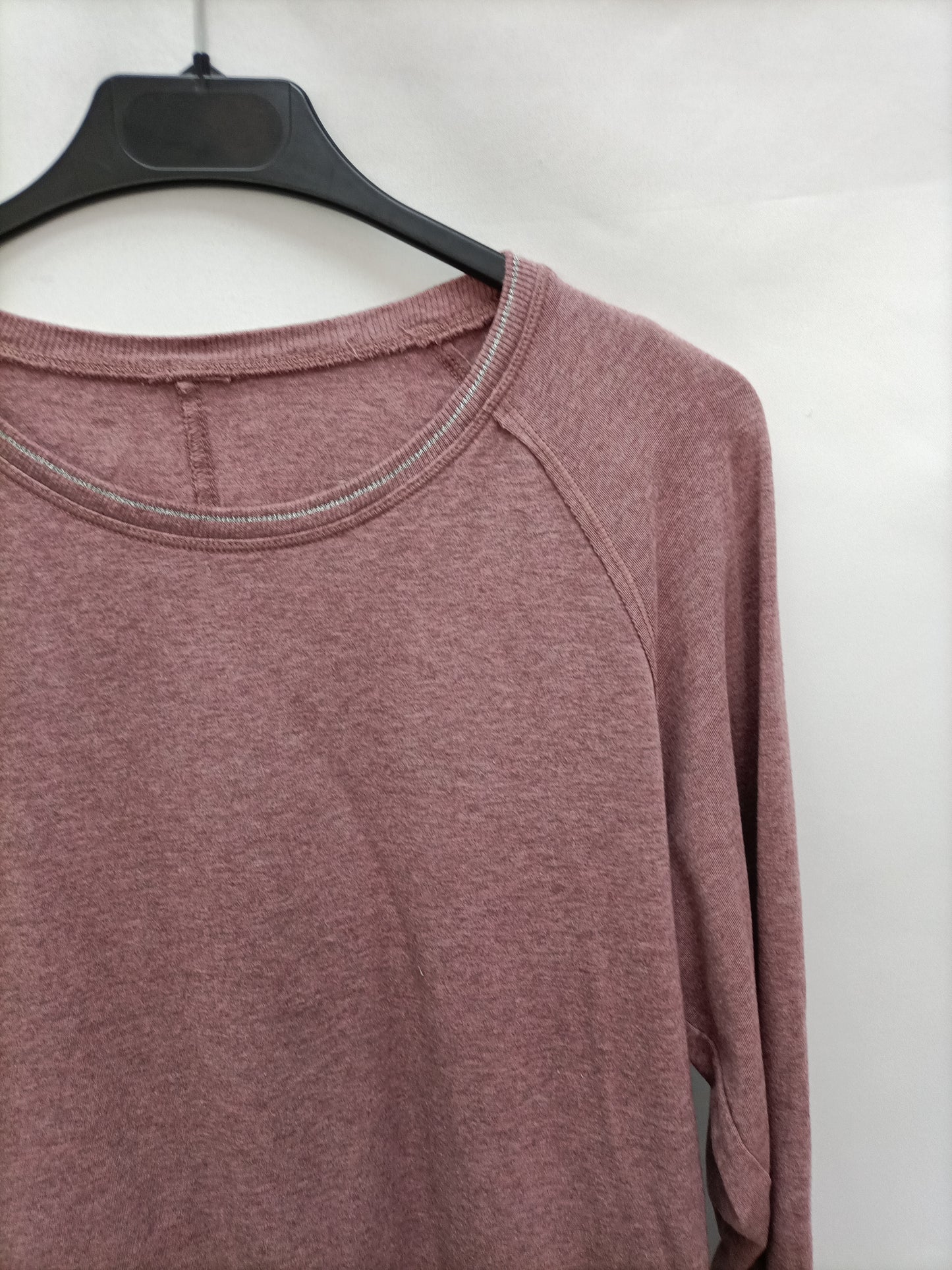 OTRAS. Camiseta rosa jaspeada  T.u(m)