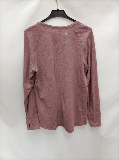 OTRAS. Camiseta rosa jaspeada  T.u(m)