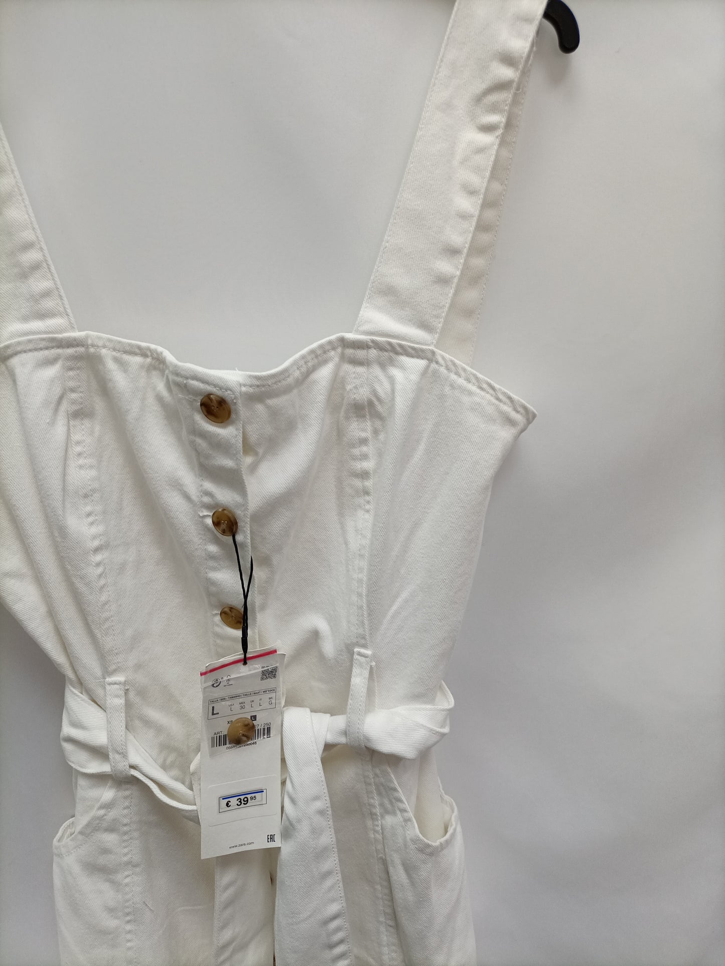 ZARA. Vestido midi denim T.L