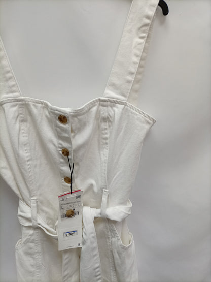 ZARA. Vestido midi denim T.L