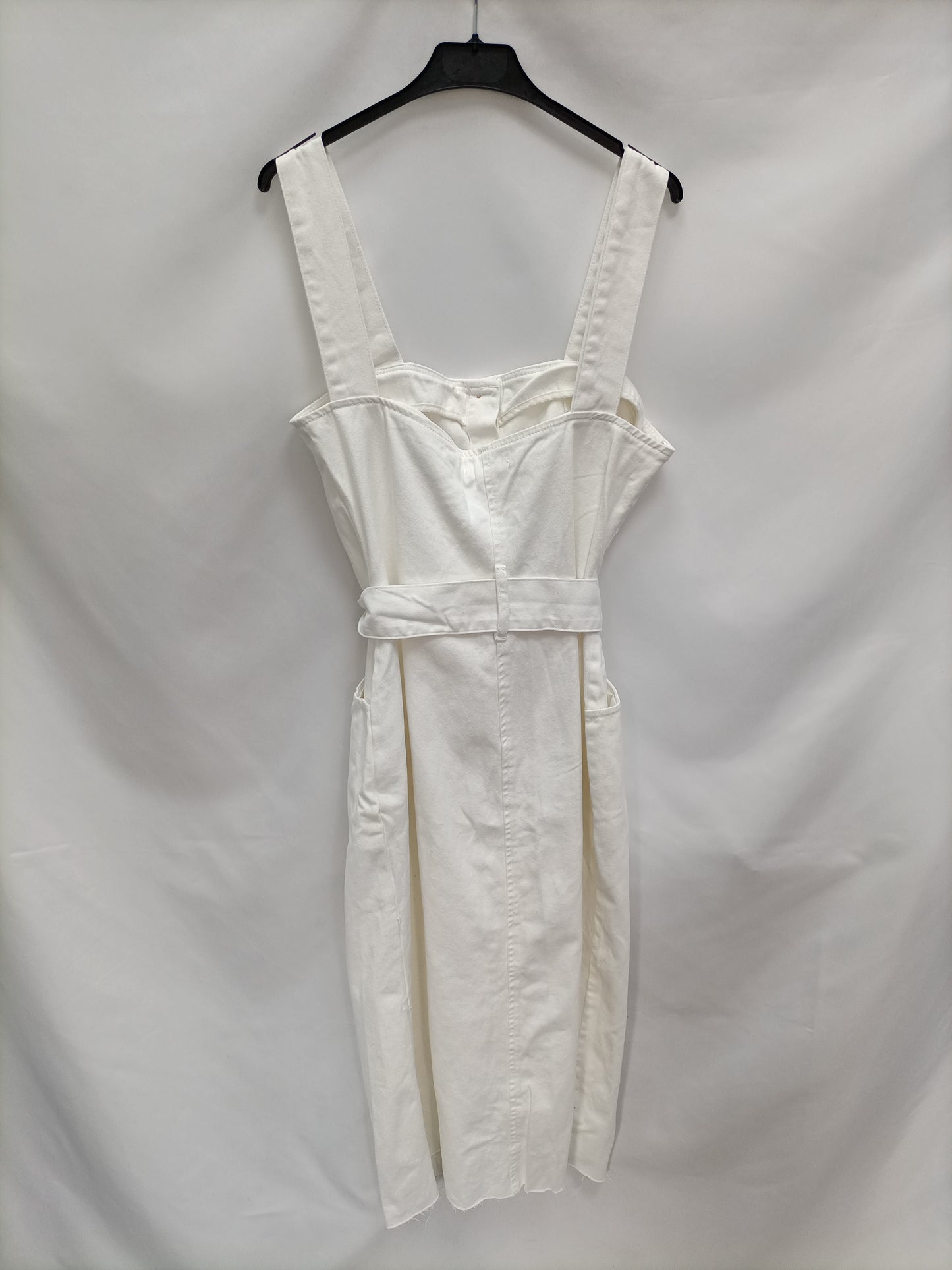 ZARA. Vestido midi denim T.L