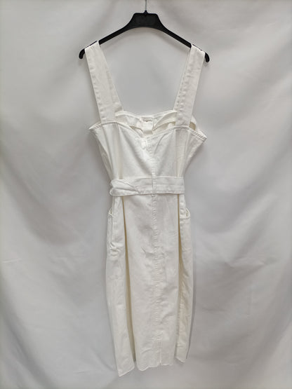 ZARA. Vestido midi denim T.L