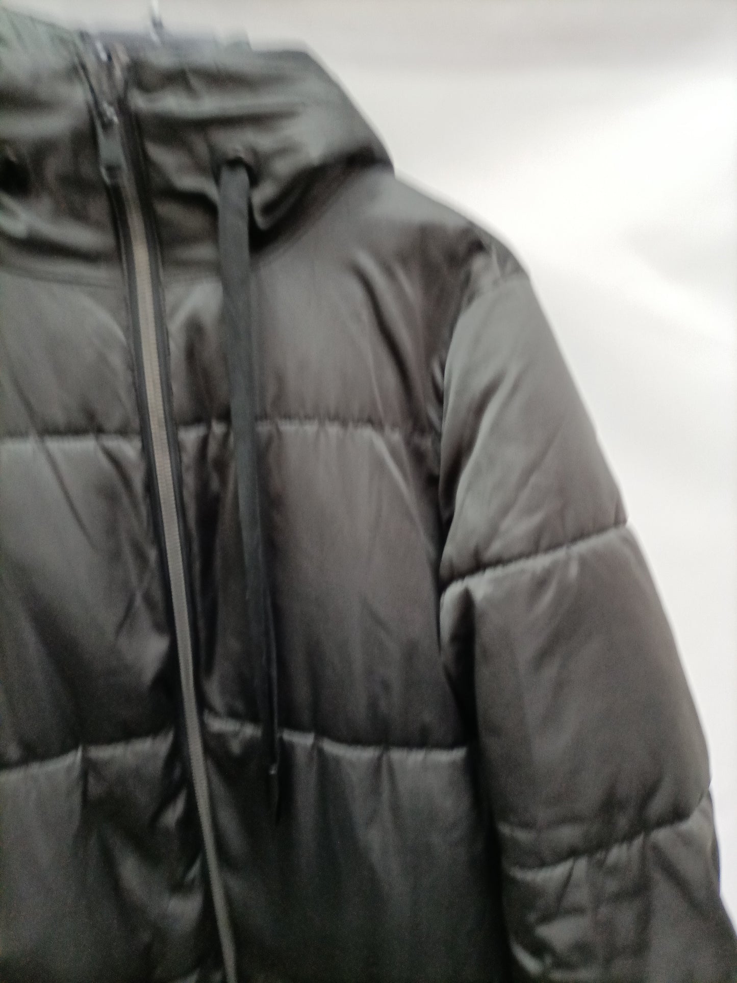ZARA. Reversible green and black down jacket Tm