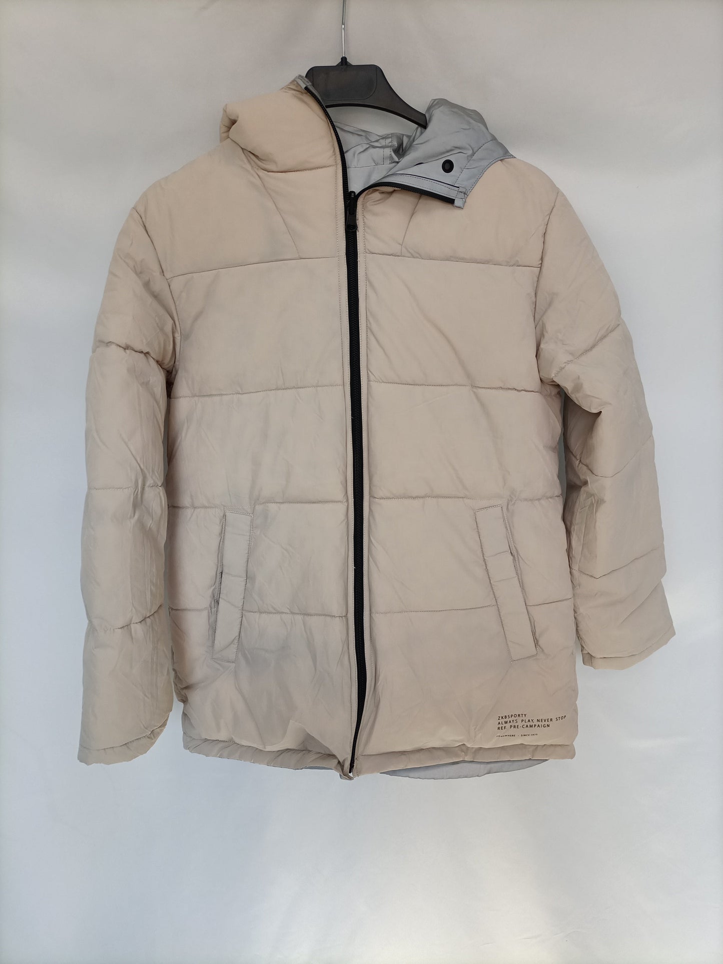 ZARA. Plumas reversible T.11/12