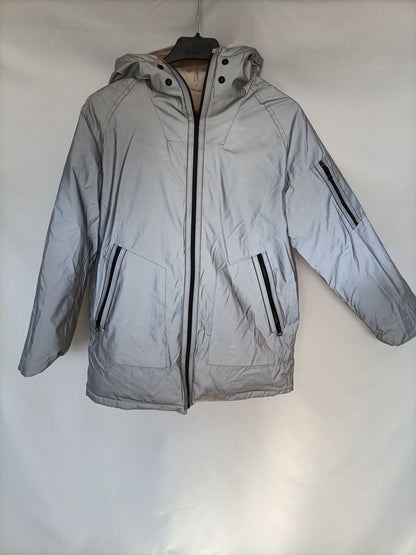 ZARA. Plumas reversible T.11/12