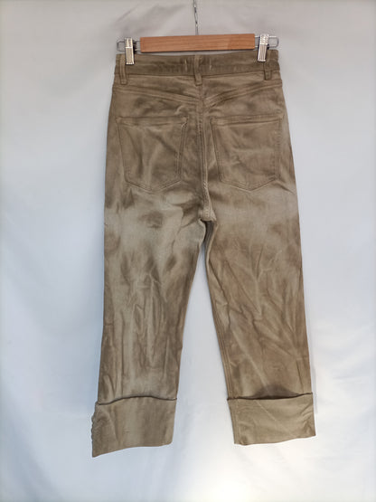 ZARA. Pantalón efecto lavado T.36