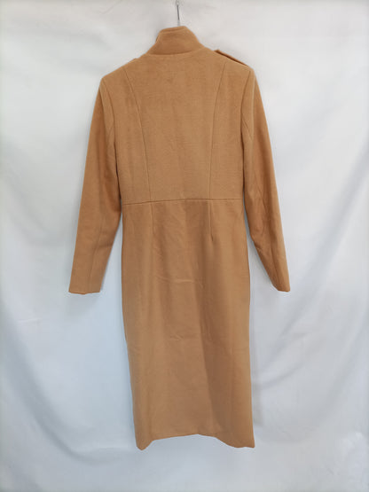 JUSTFAB.Abrigo largo Camel T.xs