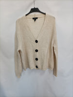 NEW LOOK. Rebeca beige canalé T.s