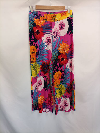 OTRAS. Pantalón culotte flores T.m