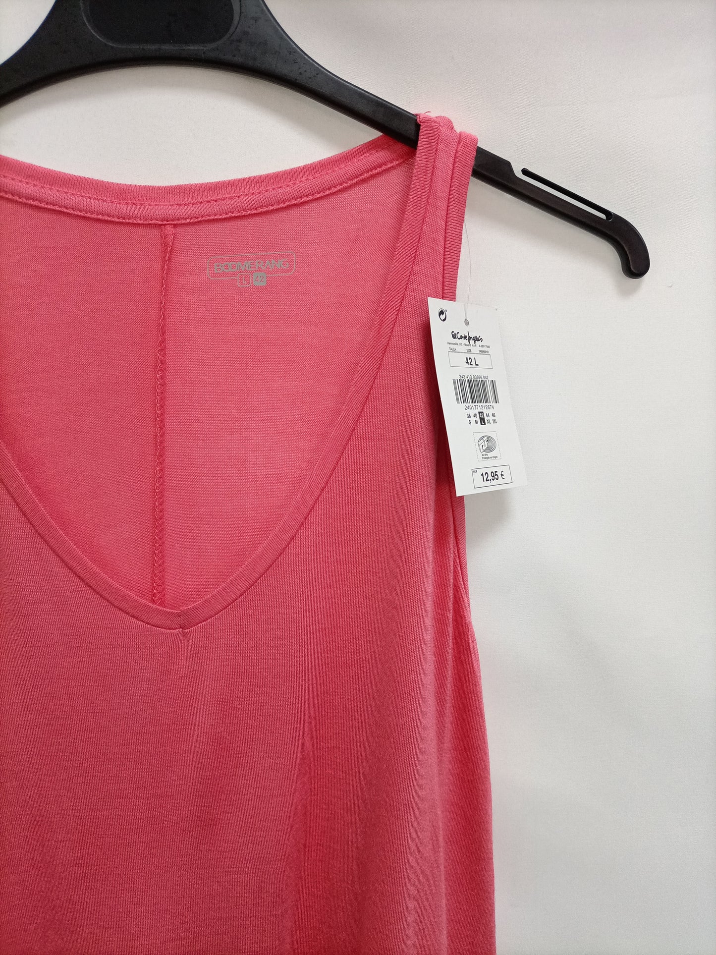 BOOMERANG. Fluid pink t-shirt TL