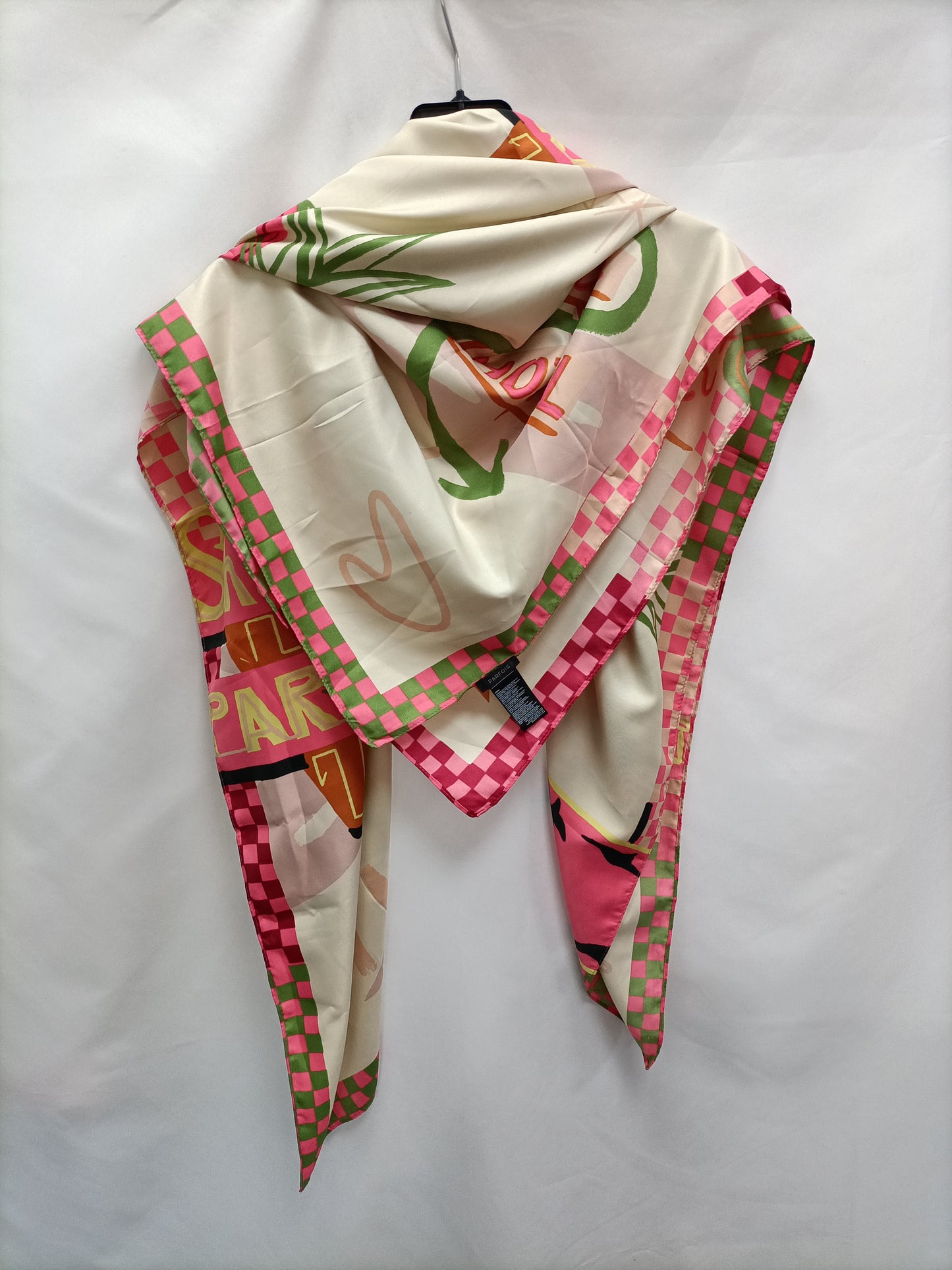 PARTLY. Hotel-print scarf