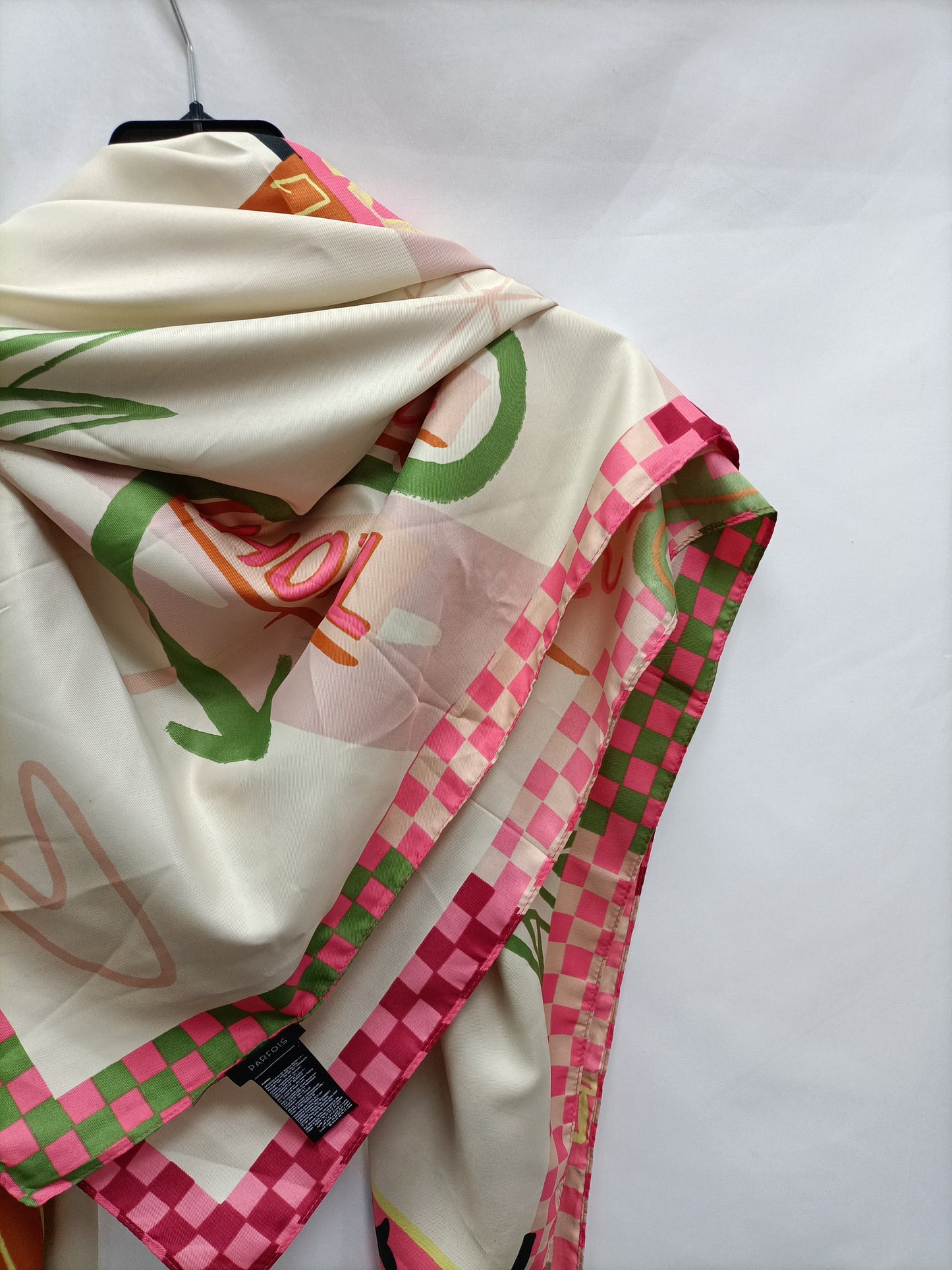 PARTLY. Hotel-print scarf