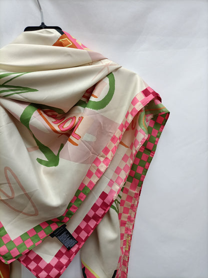 PARTLY. Hotel-print scarf