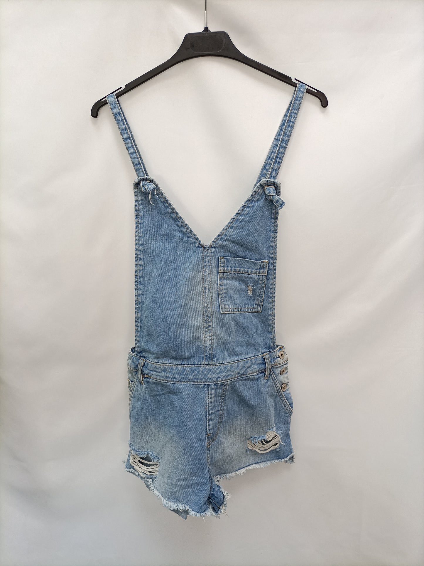 LEFTIES. Short denim overalls Tm