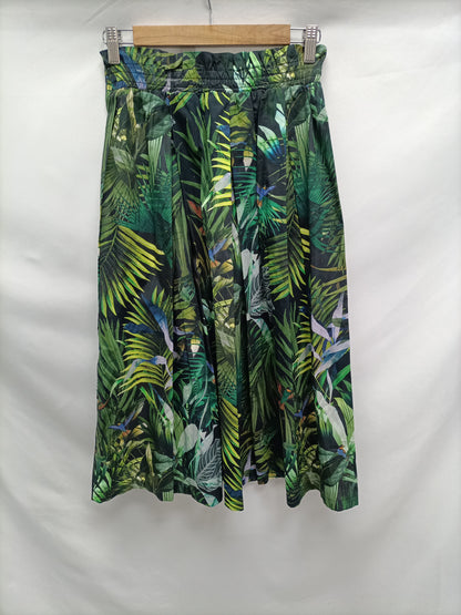 STRADIVARIUS. Falda midi selva T.s