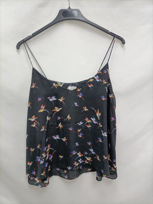 PIMKIE. Top negro pajaros T.U(M)