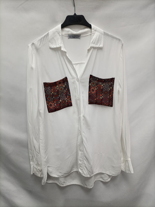 VALENTINA. Blusa bolsillos T.s