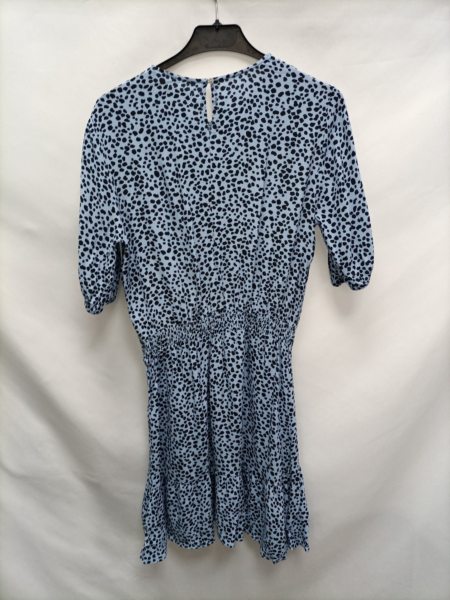 STRADIVARIUS. Tm blue polka dot dress