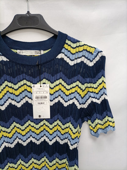 SFERA. Blue Ts knit top