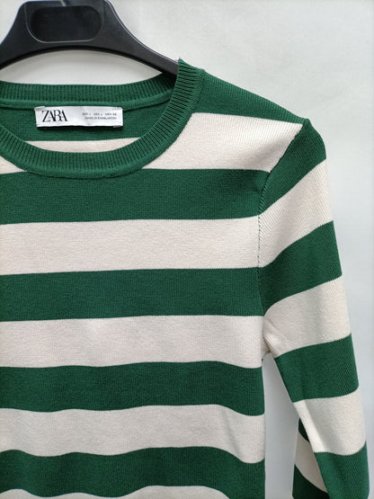 Top Zara Jersey Rayas Verdes Zara Top Jersey Rayas Verdes Zara