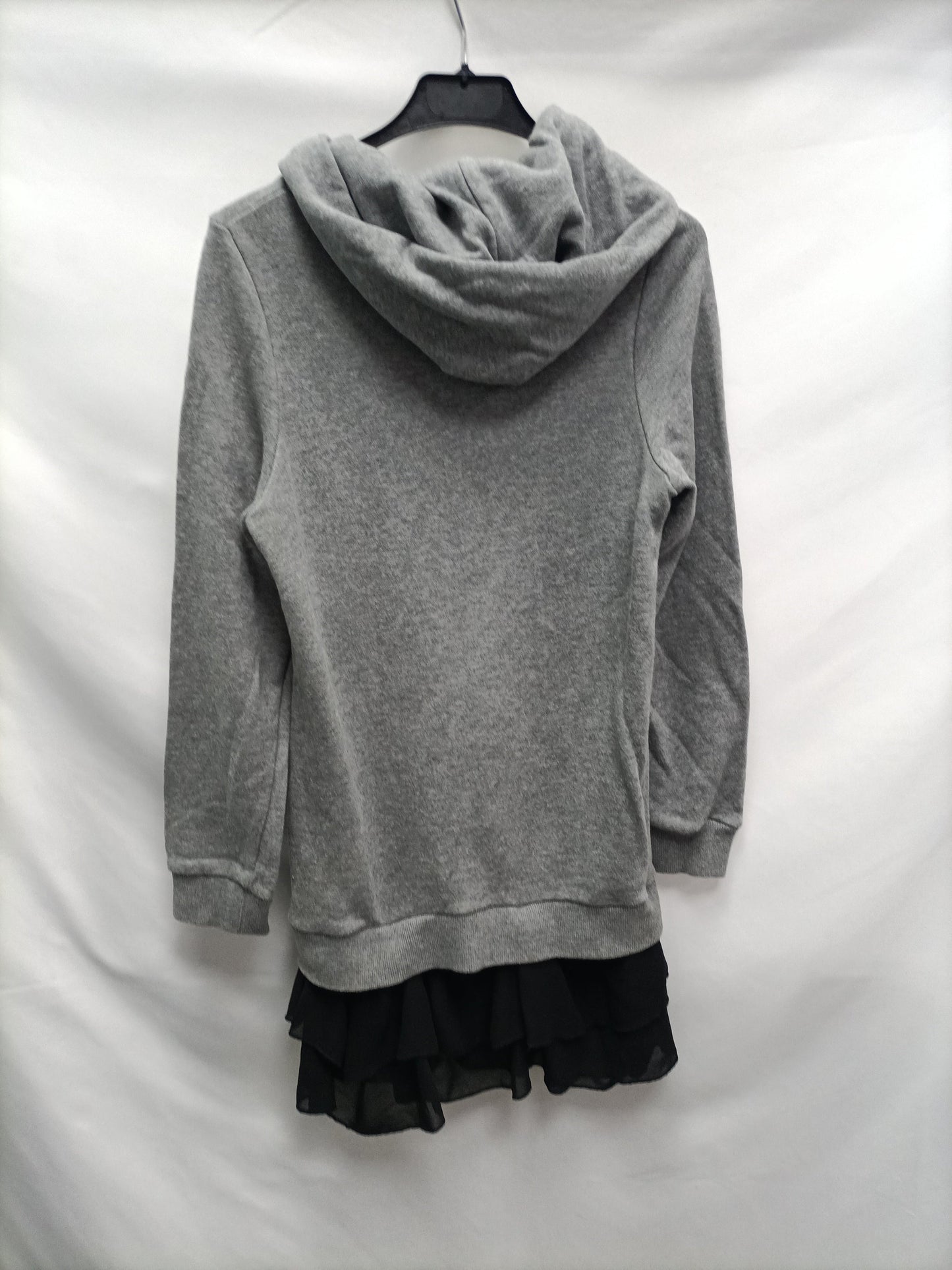 INDIO. Vestido gris sudadera T.m