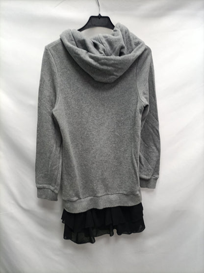 INDIO. Vestido gris sudadera T.m