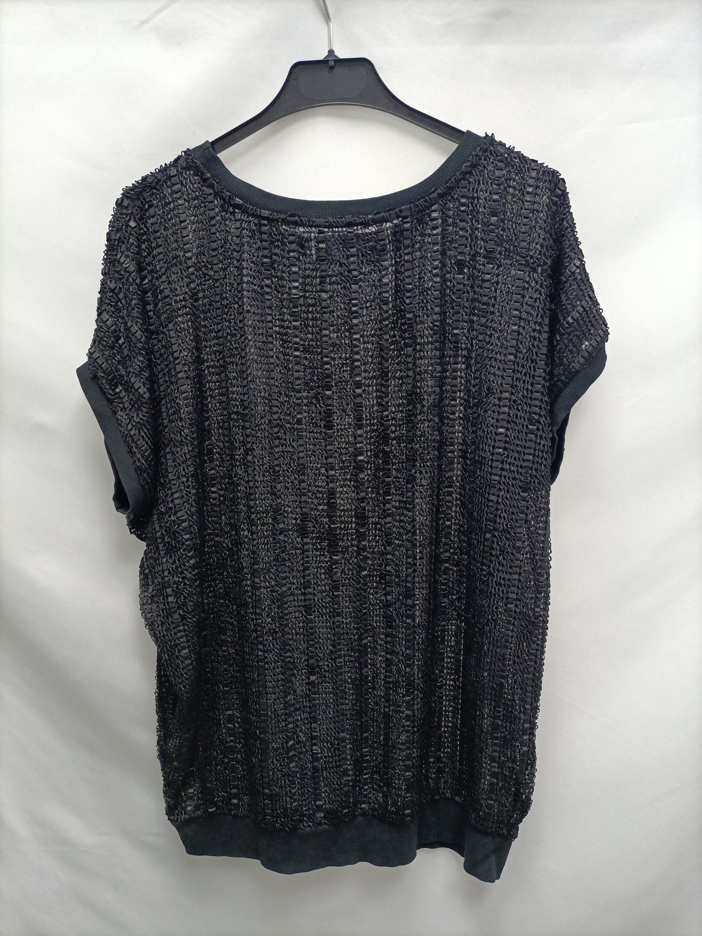 ZARA. Top negro oversized T.m