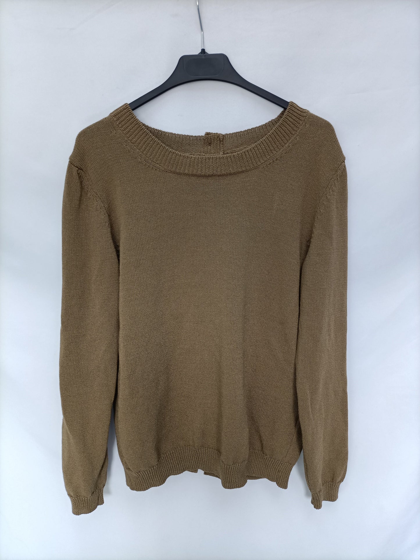 MarketMASSIMO DUTTI. Jersey verde  punto T.l