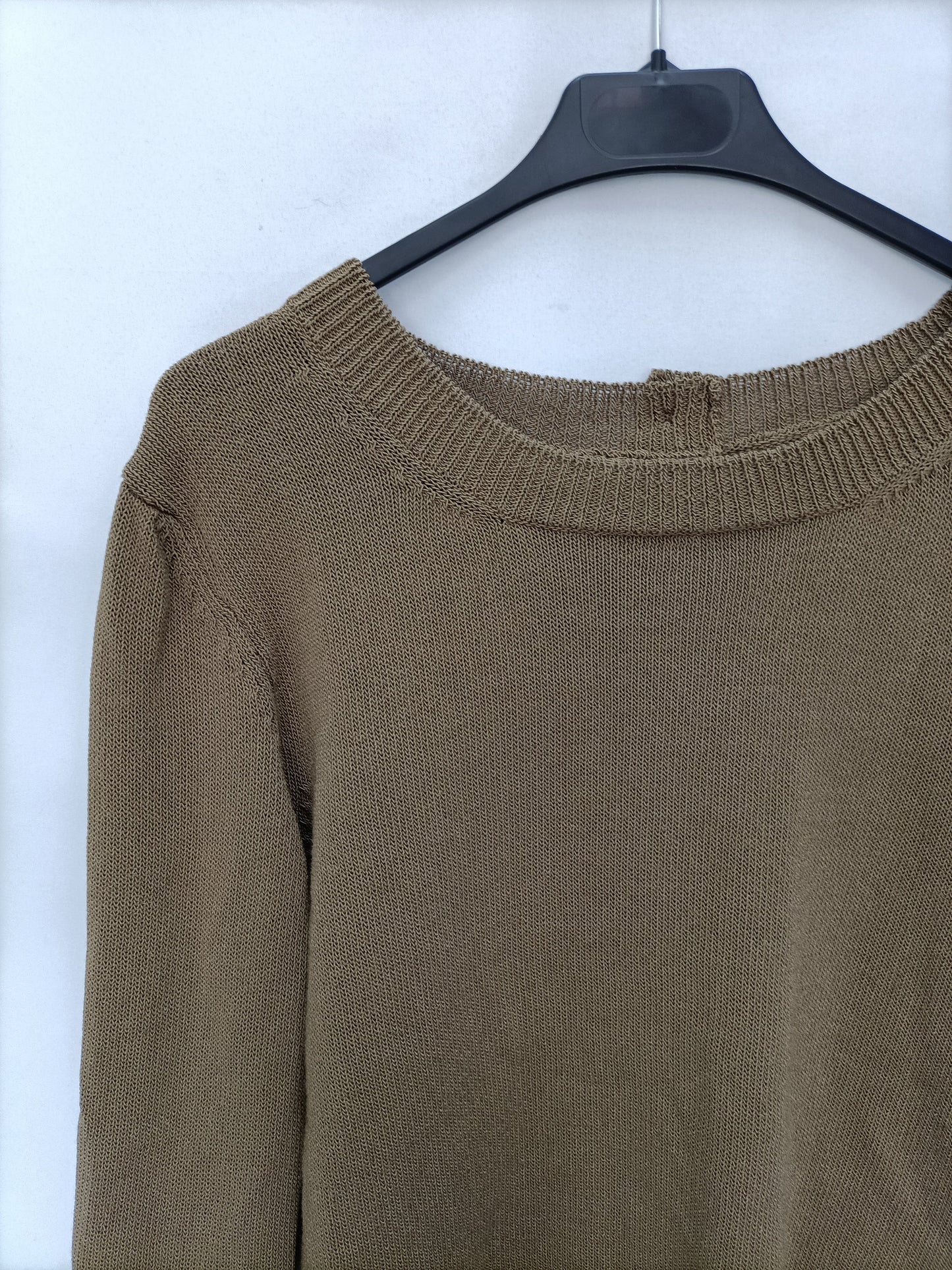 MarketMASSIMO DUTTI. Jersey verde  punto T.l