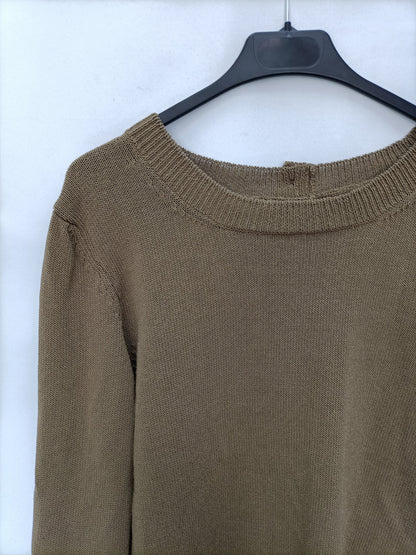 MarketMASSIMO DUTTI. Jersey verde  punto T.l