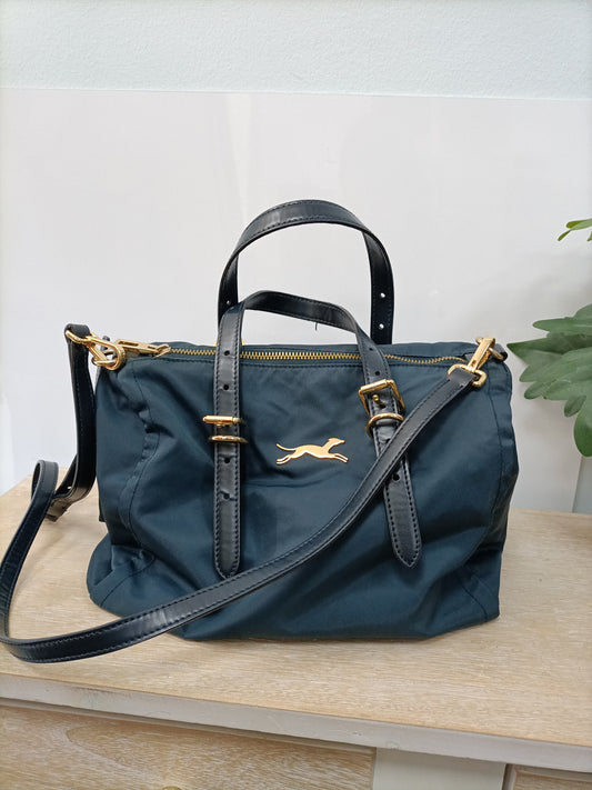 BIMBA Y LOLA. Blue canvas bag