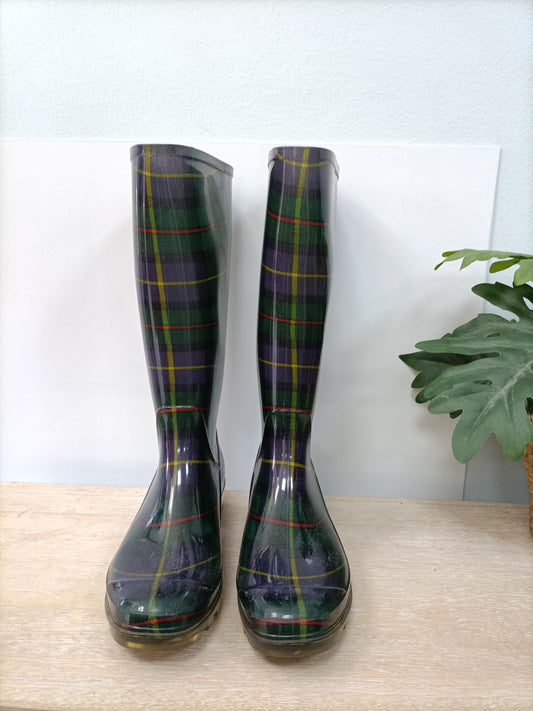 OTRAS. Botas de cuadros T. 37